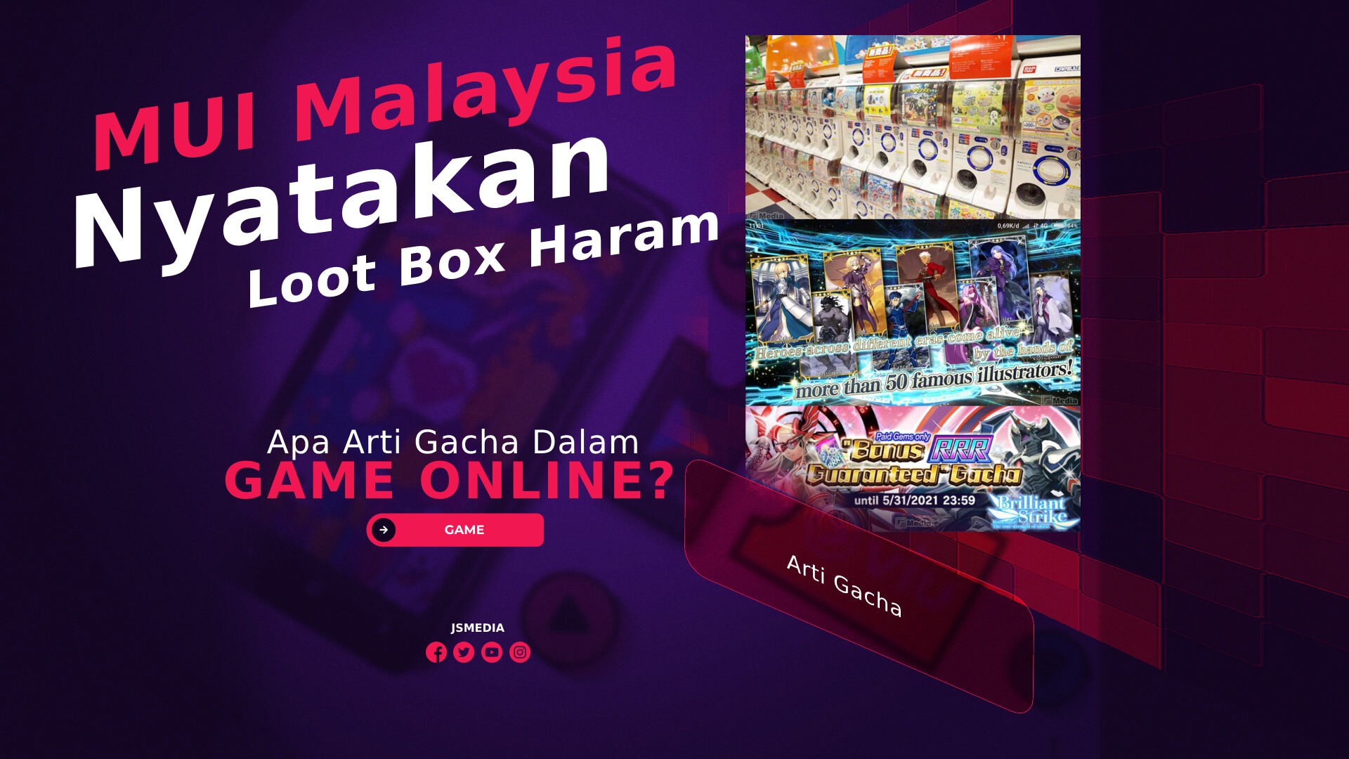 MUI Malaysia Nyatakan Loot Box Haram, Apa Arti Gacha Dalam
