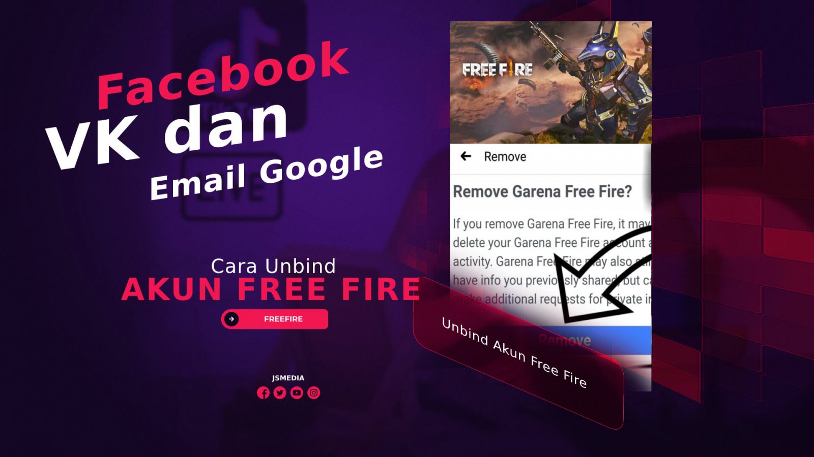 Cara Unbind Akun Free Fire