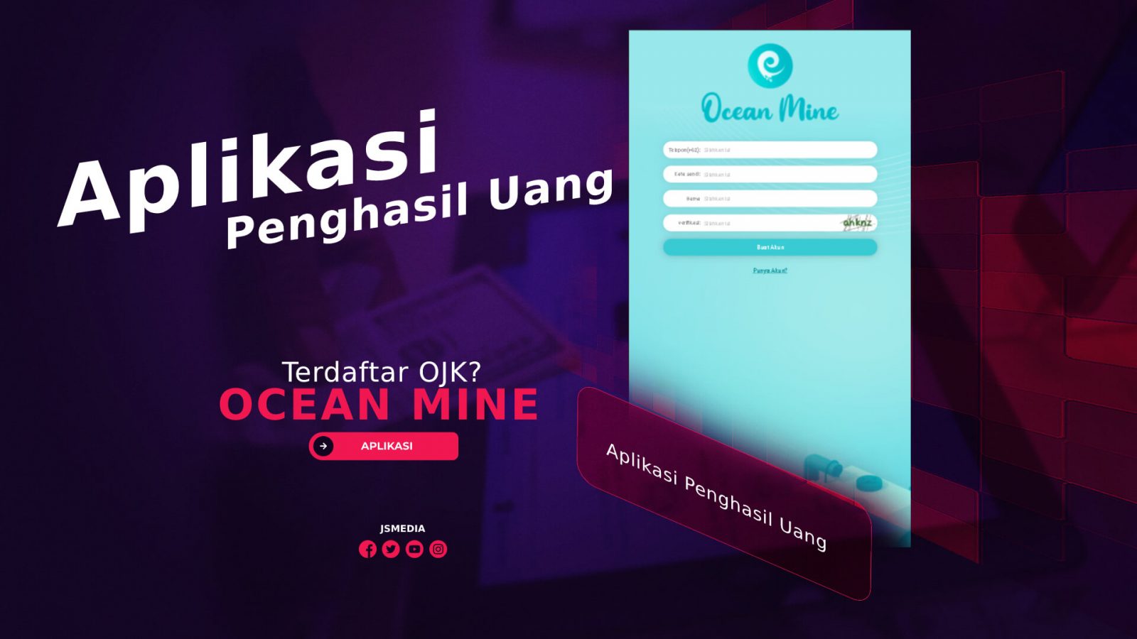 Aplikasi Ocean Mine Penghasil Uang, Terdaftar OJK?