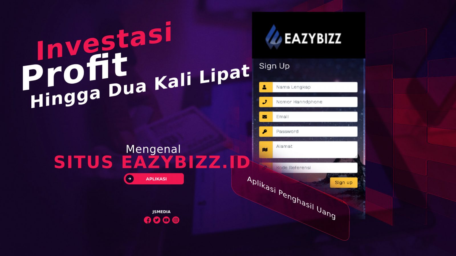Mengenal Situs EazyBizz.id, Investasi Dengan Profit Hingga Dua Kali Lipat