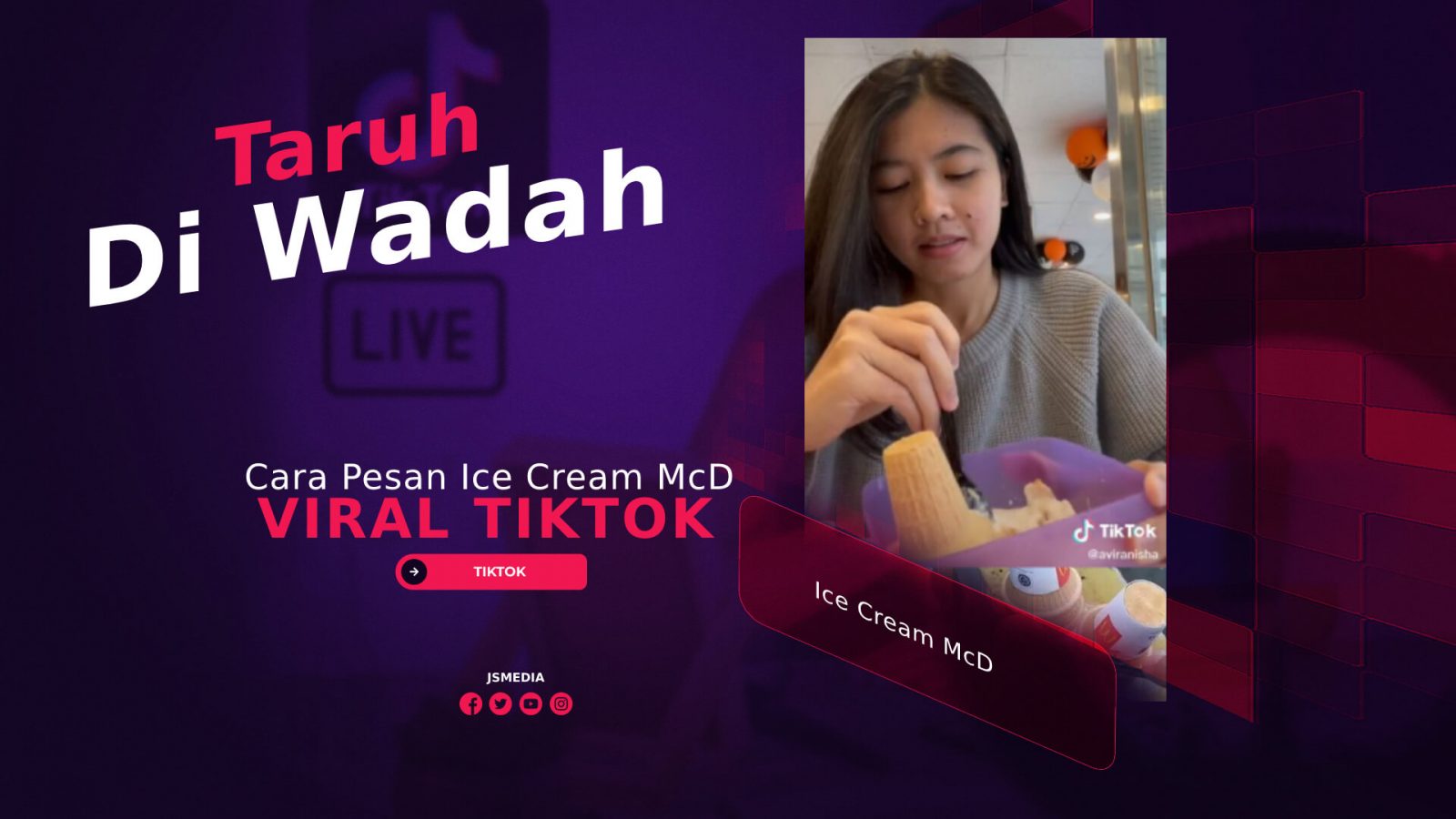 Cara Pesan Ice Cream McD Viral TikTok Taruh Wadah