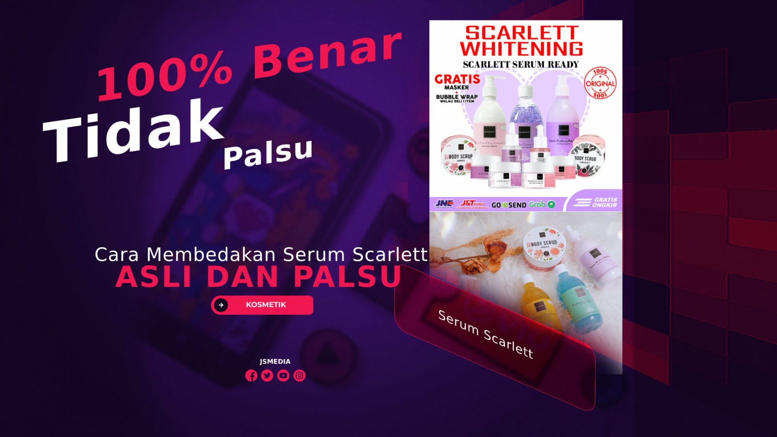 Cara Membedakan Serum Scarlett Asli dan Palsu