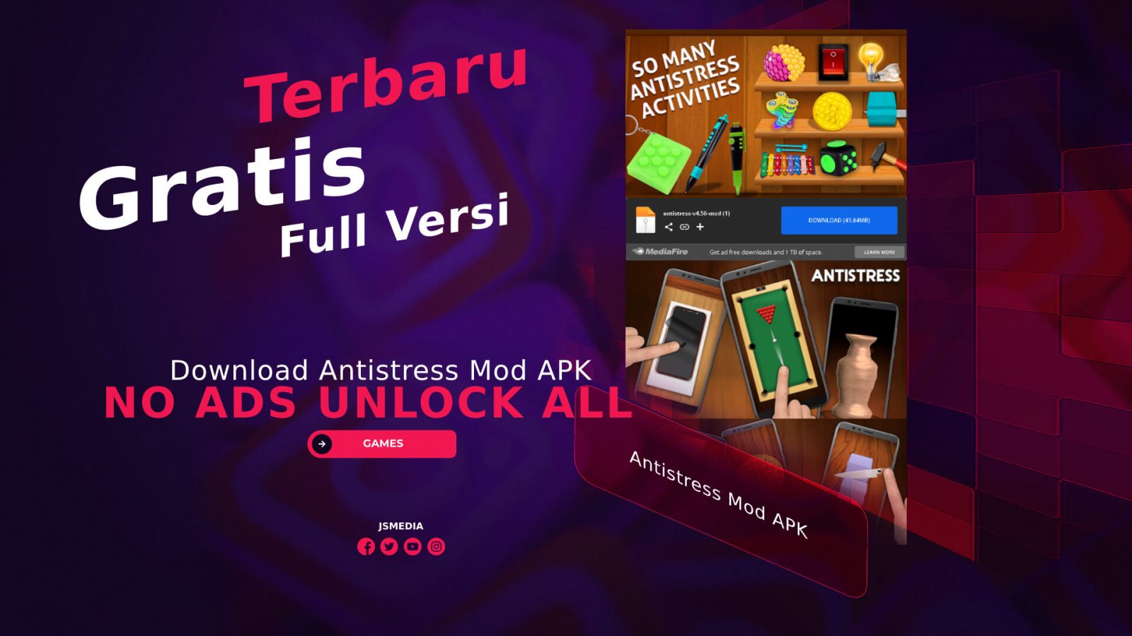 Download Antistress Mod APK No Ads Unlock All Terbaru Gratis