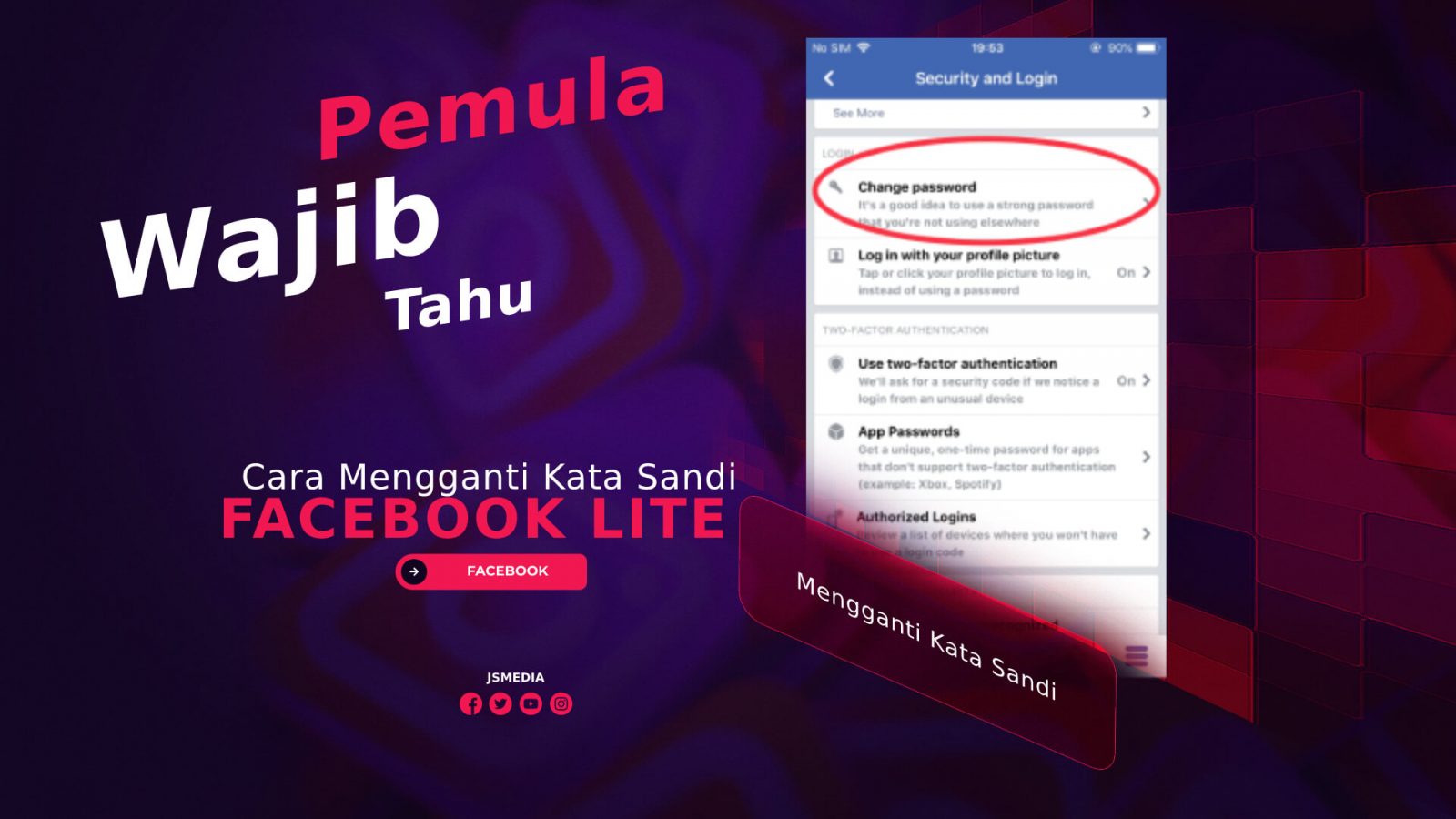 Cara Mengganti Kata Sandi Facebook Lite Bagi Pemula