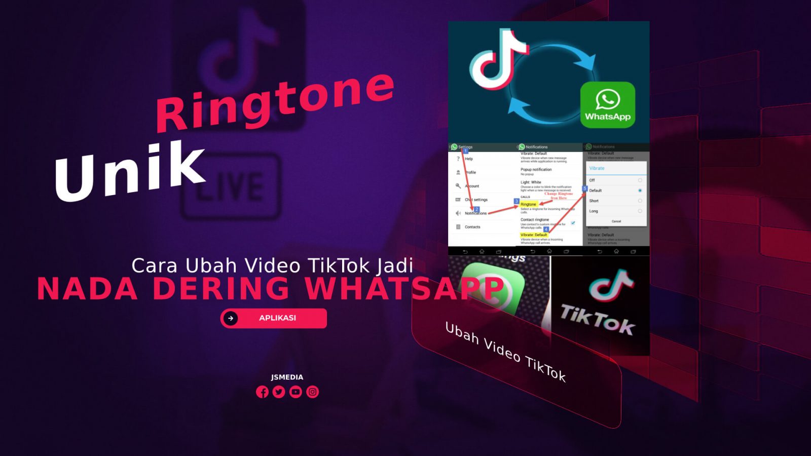 Cara Ubah Video TikTok Jadi Nada Dering WhatsApp