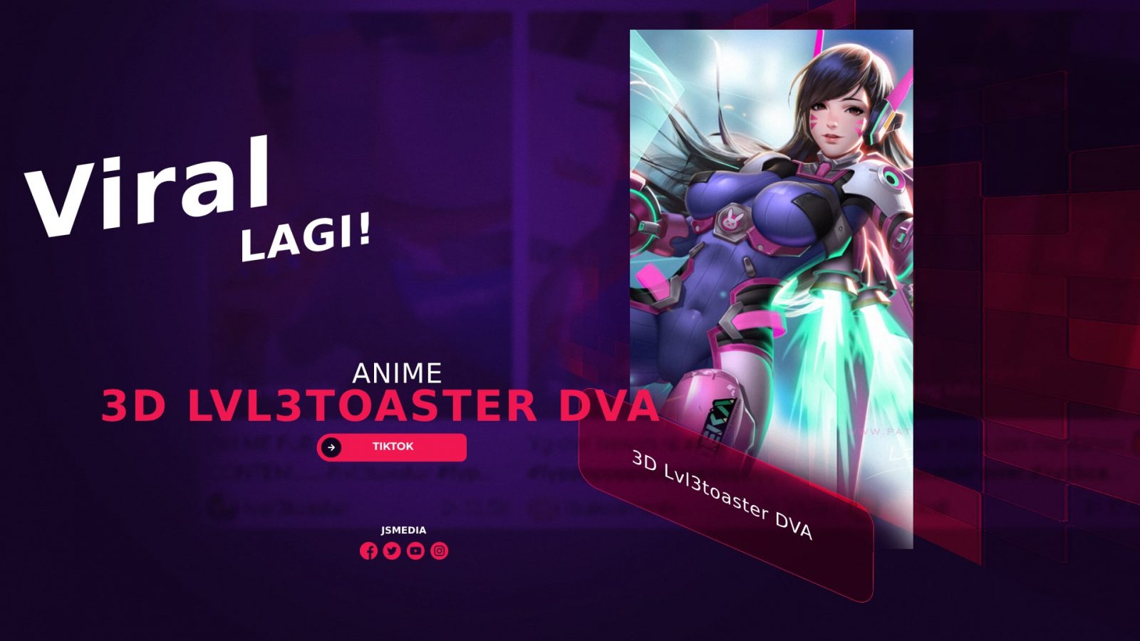 Anime 3D Lvl3toaster DVA Dari Konten Dewasa di Tiktok?