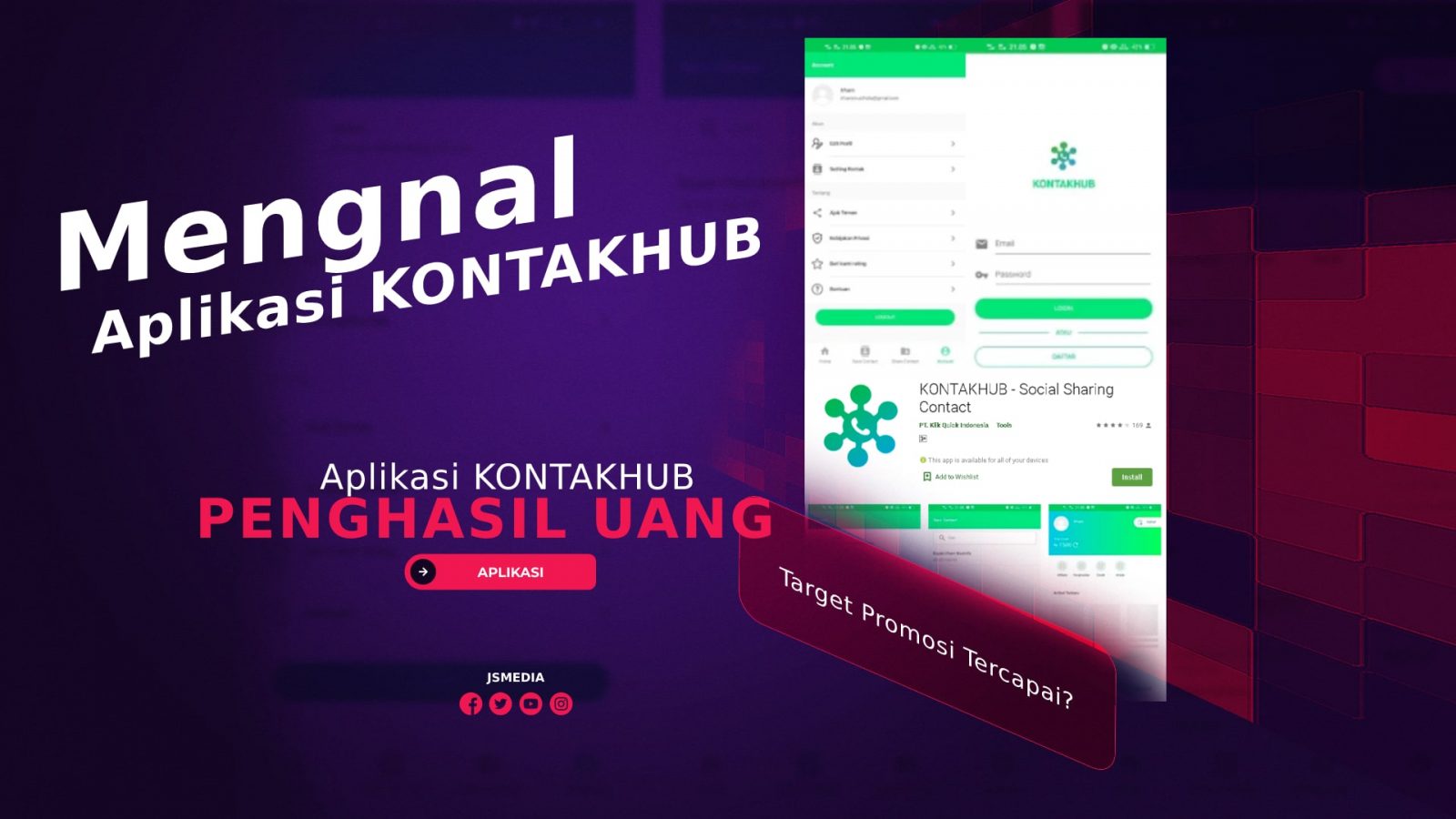 Aplikasi KONTAKHUB Penghasil Uang