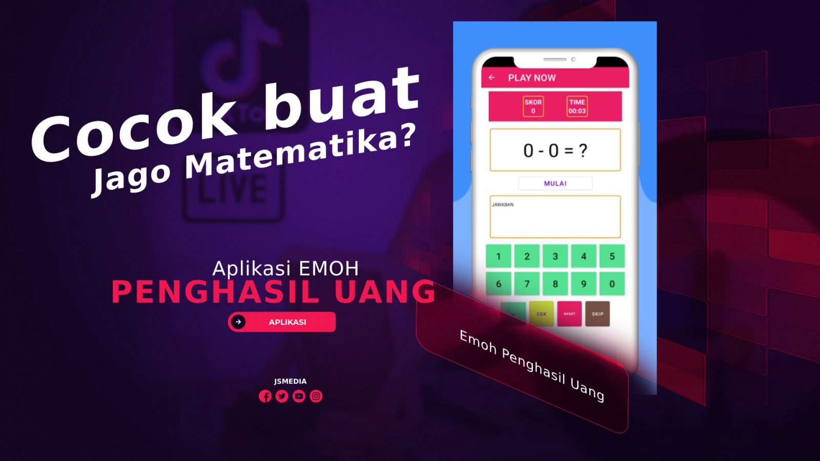 Aplikasi Emoh Penghasil Uang