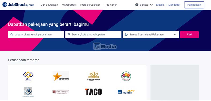 Aplikasi Cari Loker Online