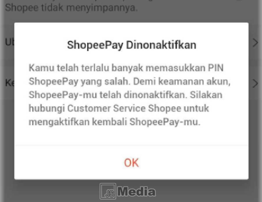 Cara Mengatasi ShopeePay diblokir