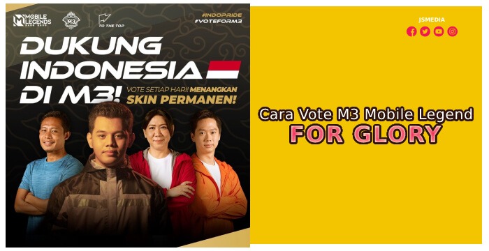 Cara Vote M3 Mobile Legend for Glory