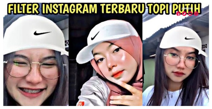 Cara Menyimpan Filter IG Topi Putih Nike