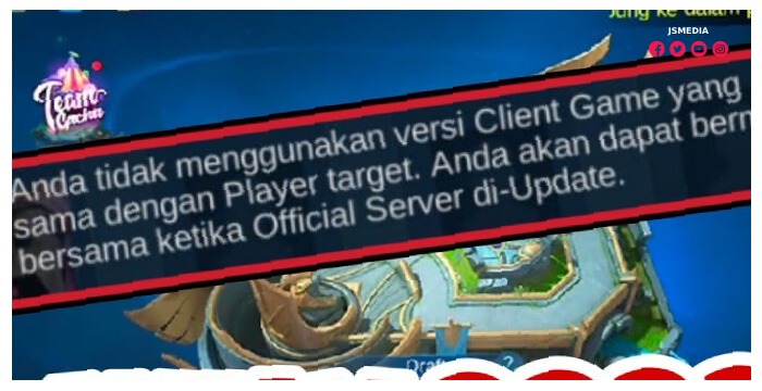 3 Penyebab Error pada Client Game di Mobile Legend