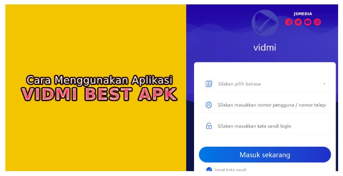 Cara Menggunakan Aplikasi Vidmi Penghasil uang