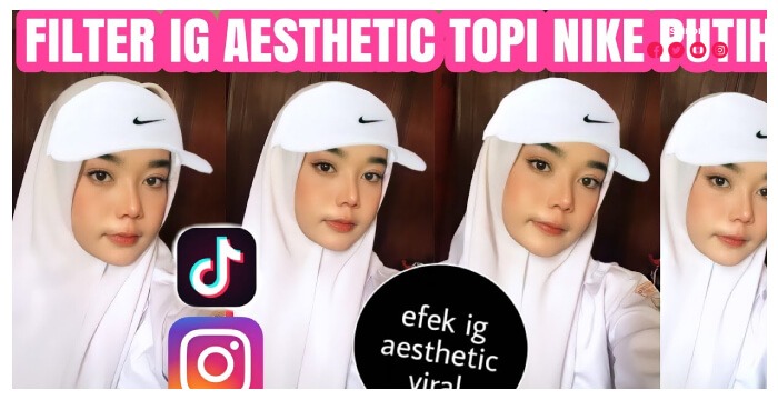 Mengenal Filter IG Topi Nike Putih