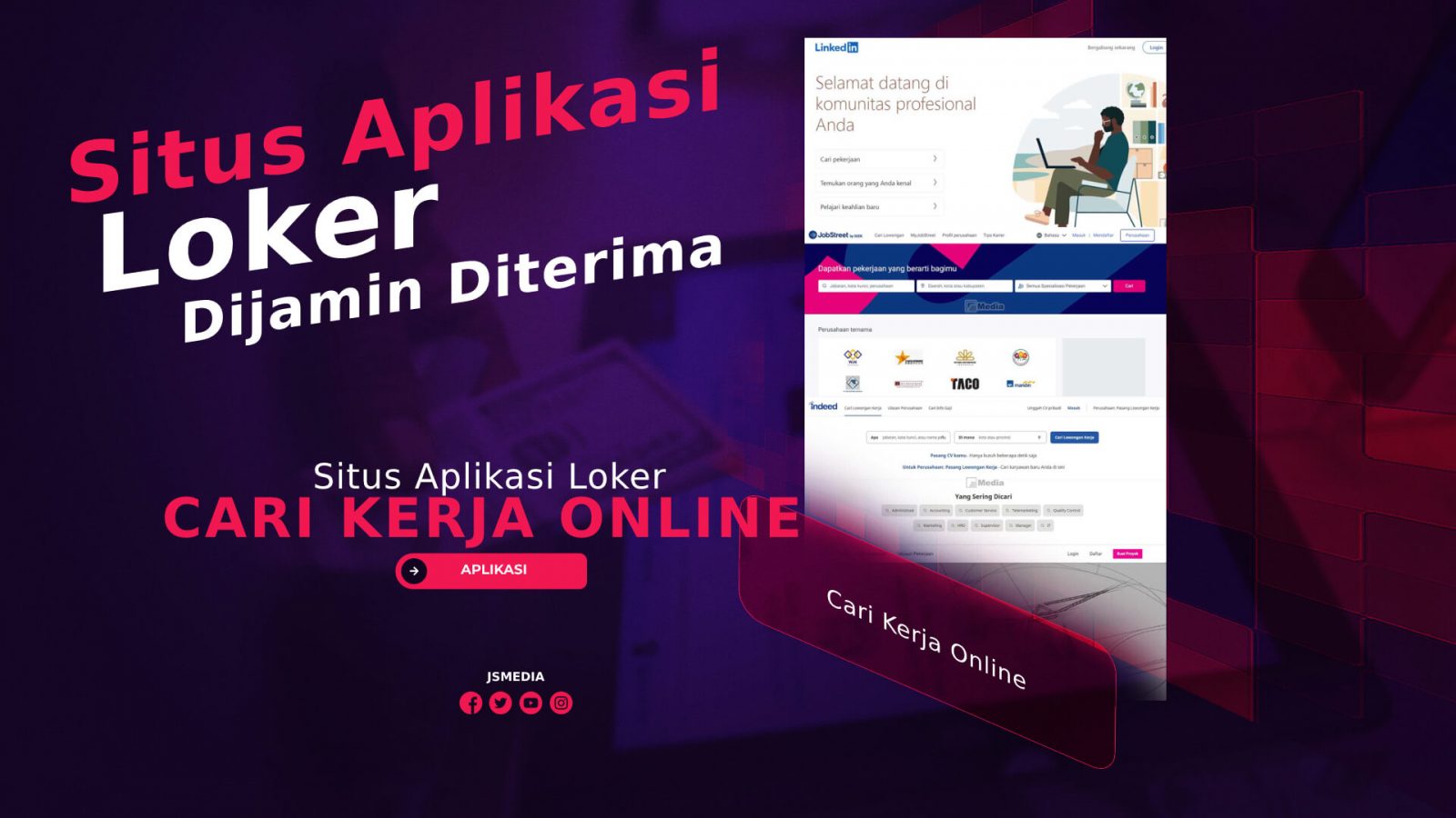 Situs Aplikasi Loker Cari Kerja Online, Terbaik di Indonesia