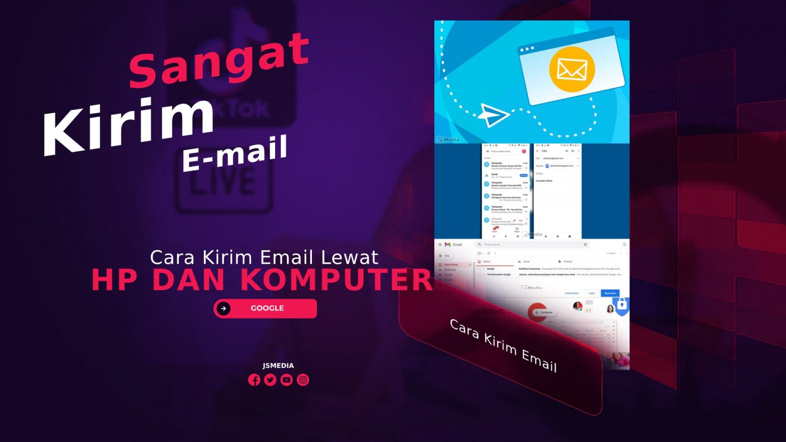 Cara Kirim Email Lewat HP dan Komputer