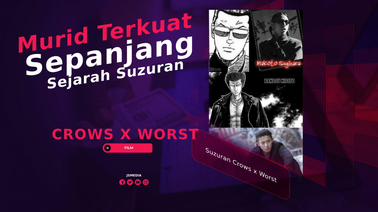 10 Murid Terkuat Sepanjang Sejarah Suzuran Crows x Worst