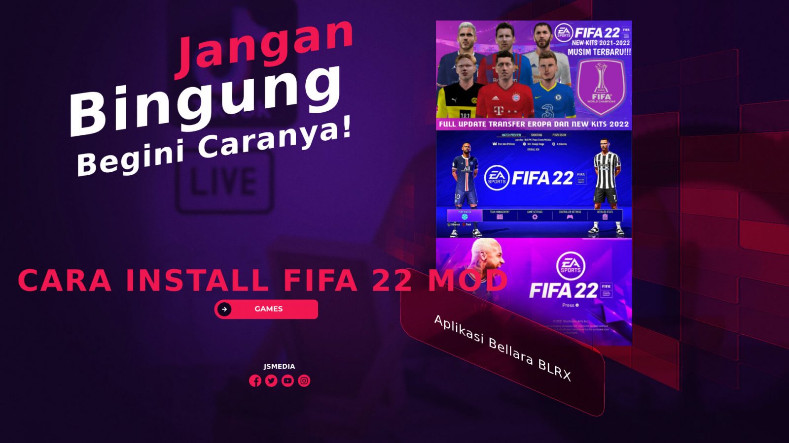 Cara Install FIFA 22 Mod, Jangan Bingung Begini Caranya!