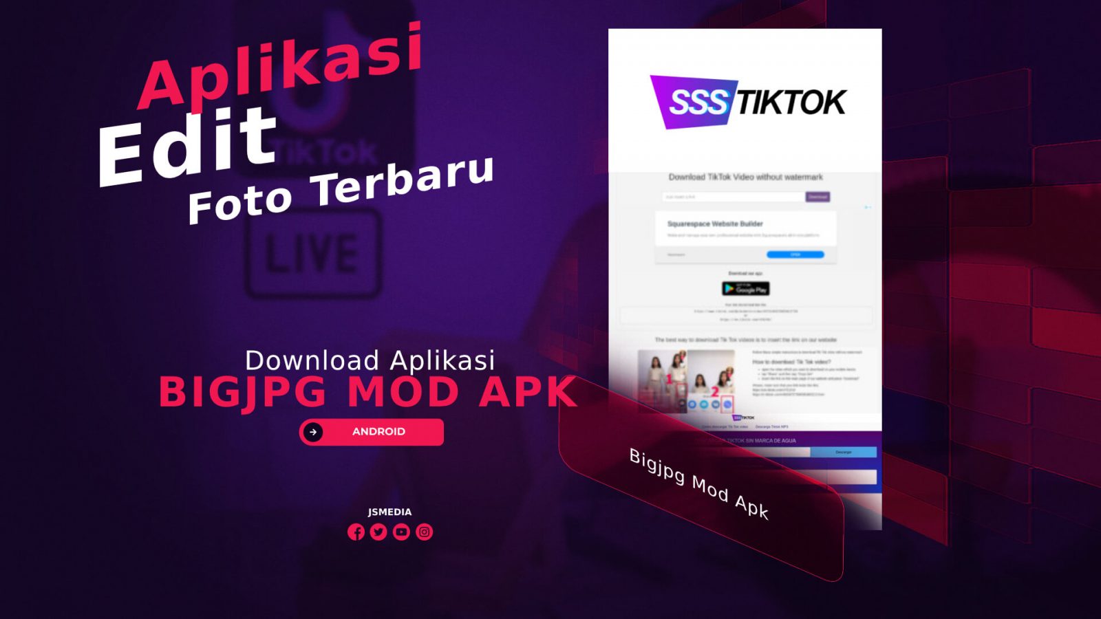 Download Aplikasi Bigjpg Mod, Aplikasi Edit Foto Terbaru