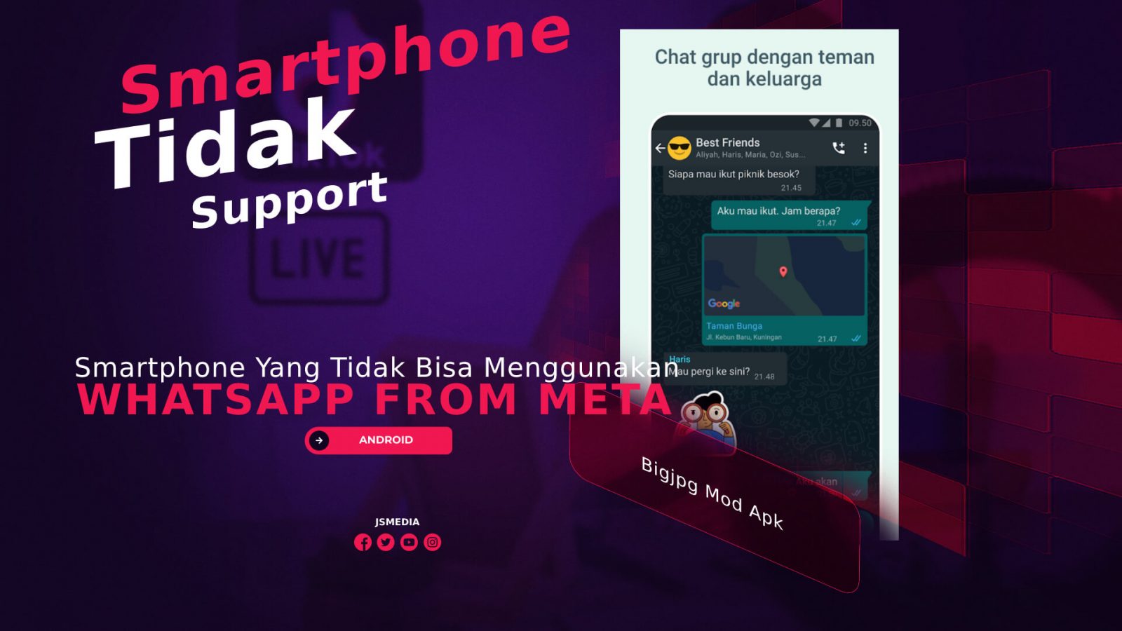 WhatsApp From Meta : Daftar Smartphone Yang Tidak Bisa digunakan