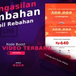 Kode Boost Snack Video Terbaru, Pengasilan Tambahan Sambil Rebahan