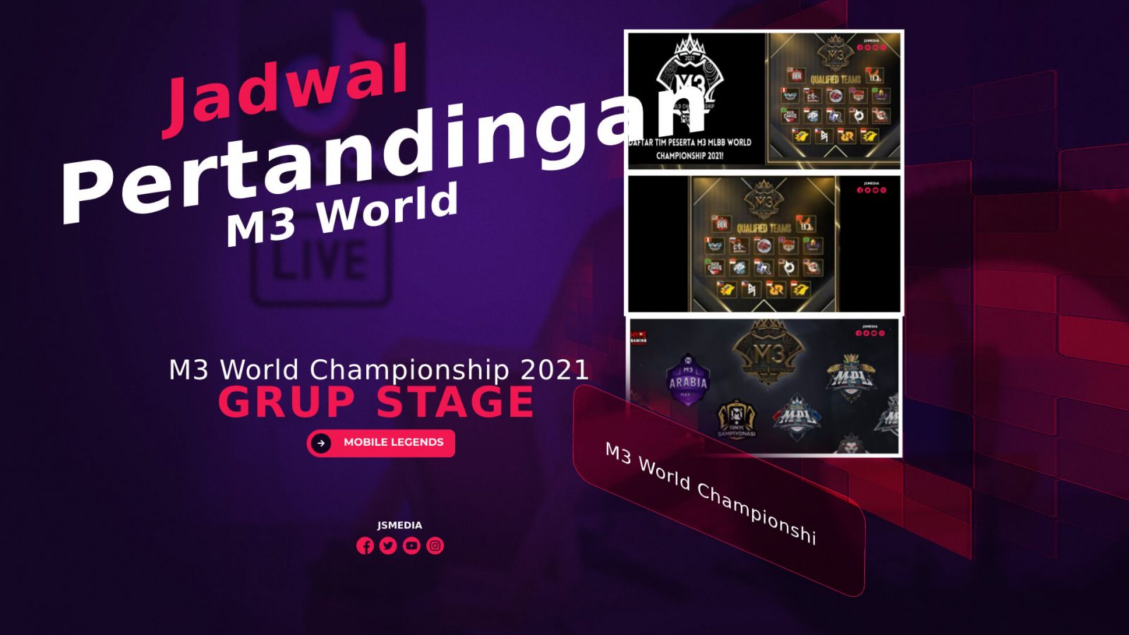 Grup Stage M3 World Championship 2021? Ini Jadwal Pertandingannya