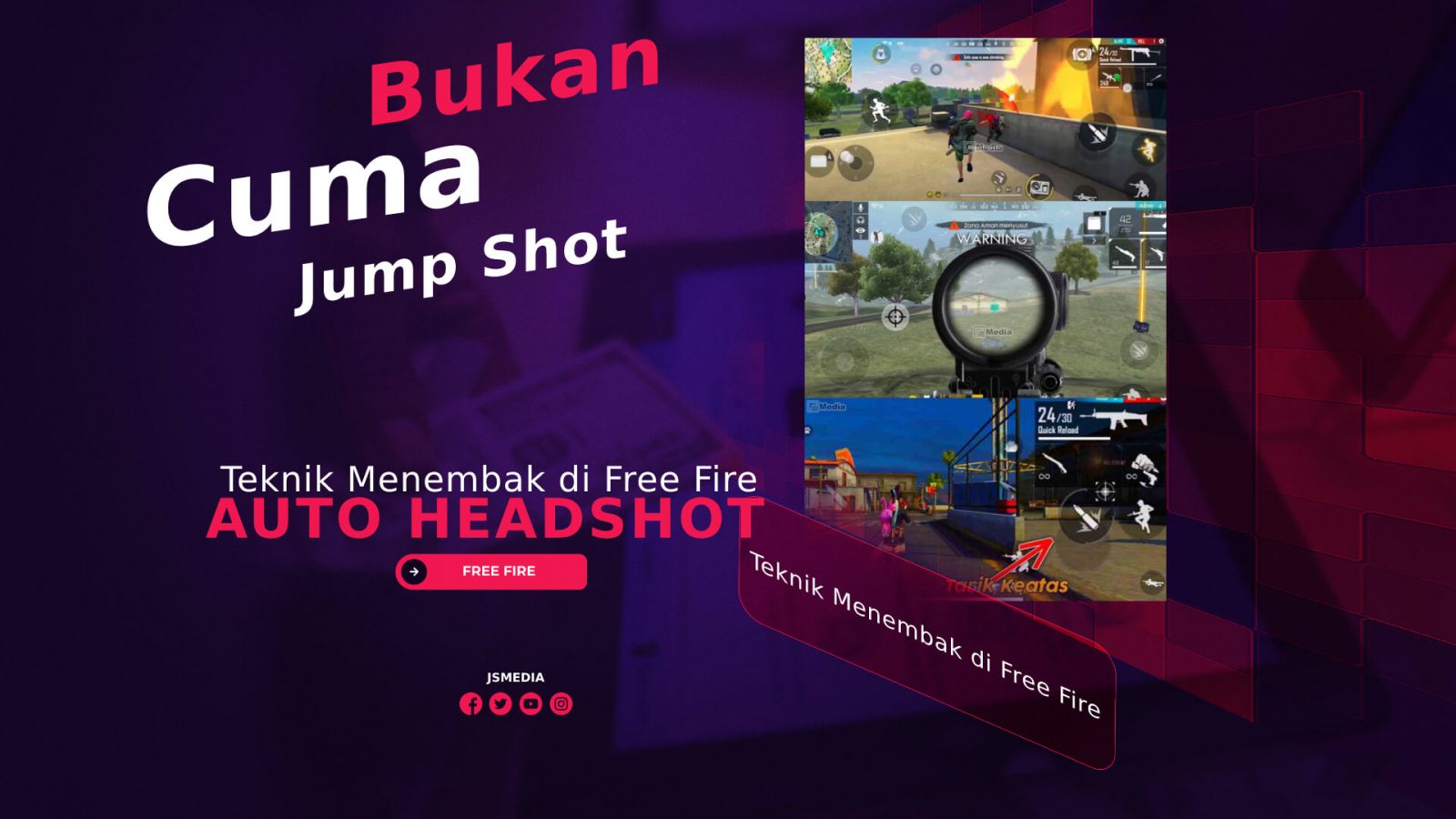 Teknik Menembak di Free Fire Auto Headshot