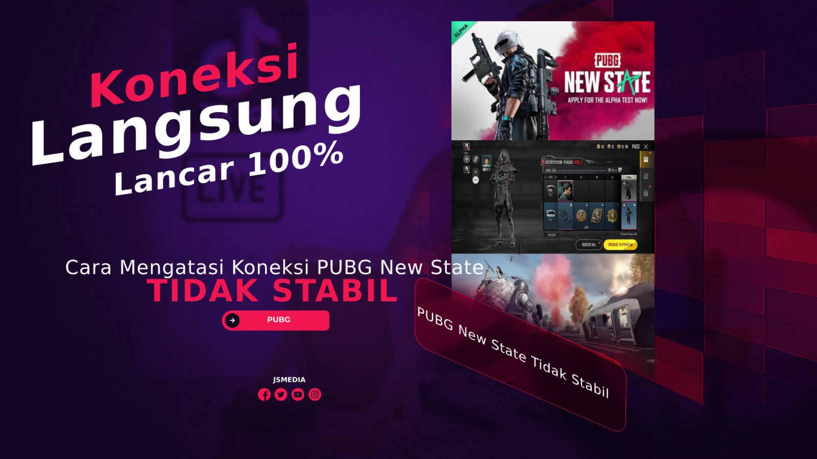 Cara Mengatasi Koneksi PUBG New State Tidak Stabil, 100% Works