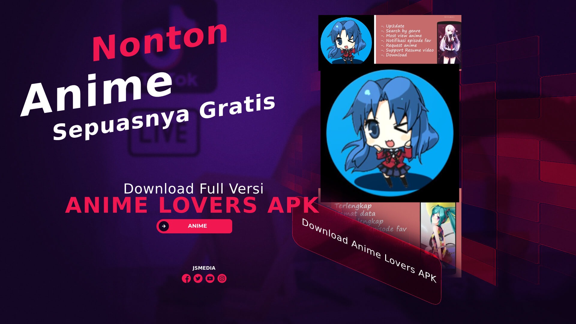 Download Anime Lovers APK Terbaru Gratis, Nonton Anime Sepuasnya