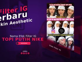 Nama Efek Filter IG Topi Putih Nike, Lagi Trending di IG