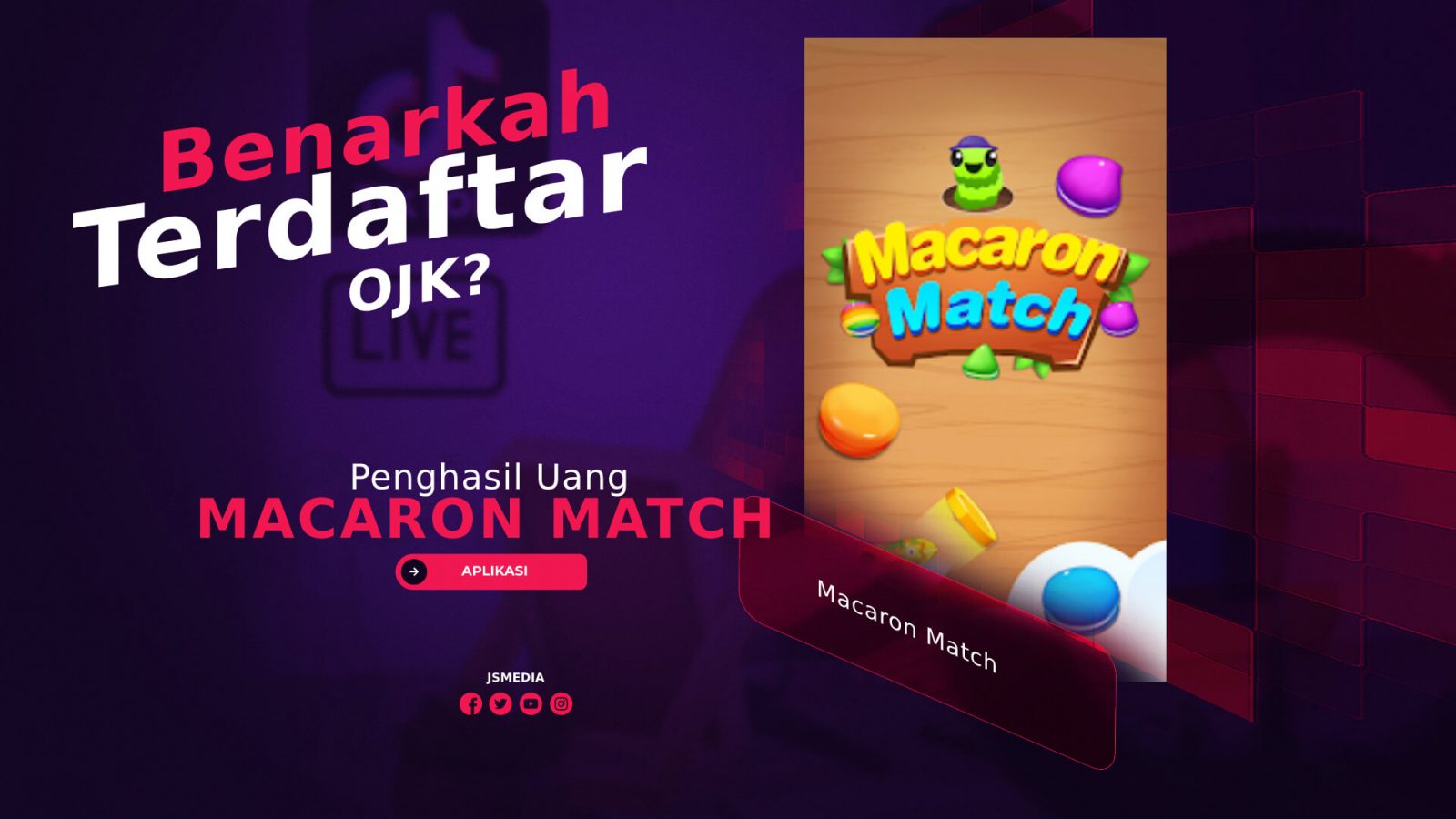Macaron Match Penghasil Uang, Terdaftar OJK?