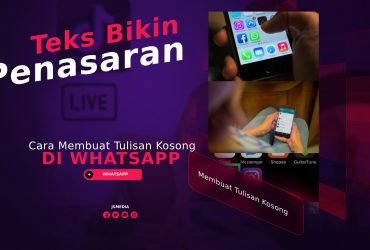 Cara Membuat Tulisan Kosong di WhatsApp