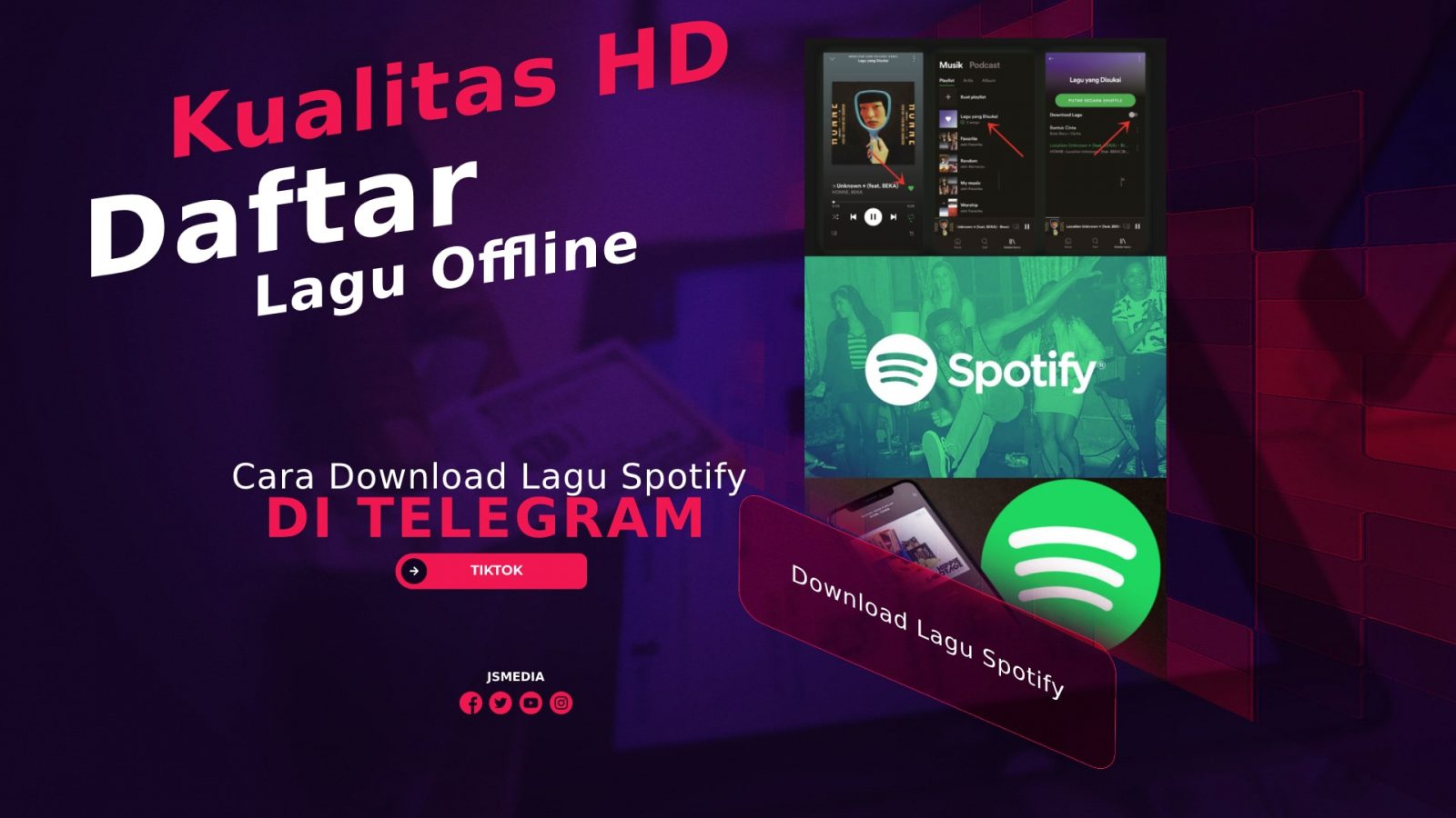 Cara Download Lagu Spotify di Telegram, Kualitas HD