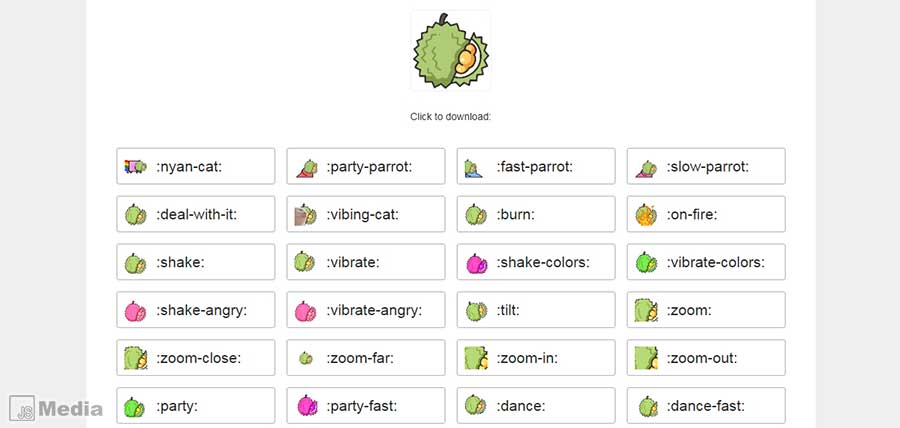 Emoji Durian