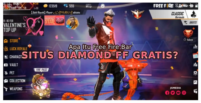 Apa Itu Free Fire Bar Situs Diamond FF Gratis?