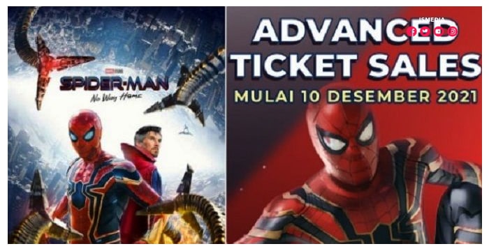 Daftar Link Pemesanan Tiket Bioskop Film Spiderman Terbaru 2021 