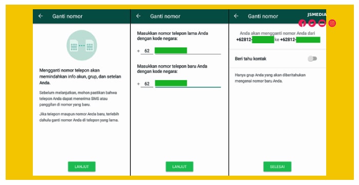 Beberapa Alasan Seseorang Berganti Nomor Whatsapp