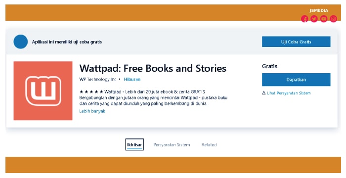 Cara Download Wattpad For PC