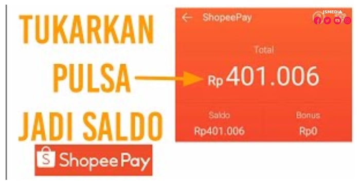 Persiapan Mengubah Pulsa Menjadi ShopeePay