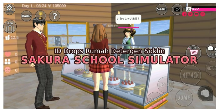 Apa Itu ID Drops Rumah Detergen Soklin Di Sakura School Simulator?