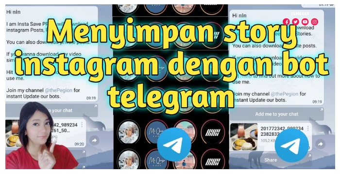 Cara Download Story Instagram Lewat Telegram Dari Akun Publik