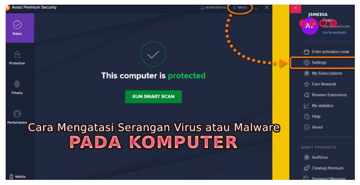 Cara Mengatasi Serangan Virus atau Malware pada Komputer