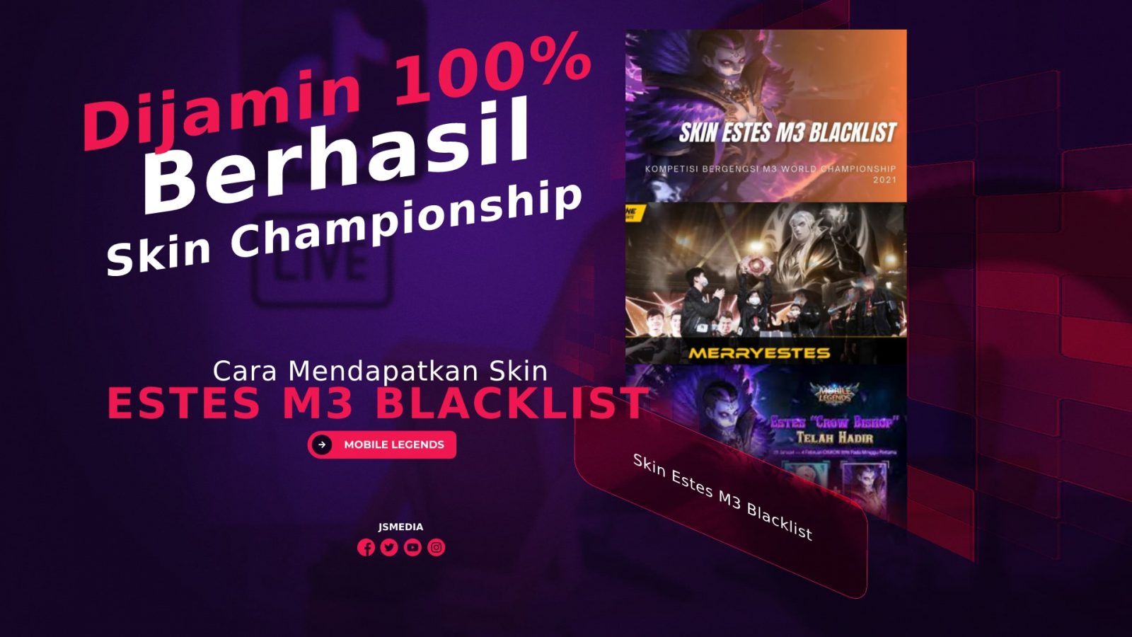 Cara Mendapatkan Skin Estes M3 Blacklist: 100% Berhasil!