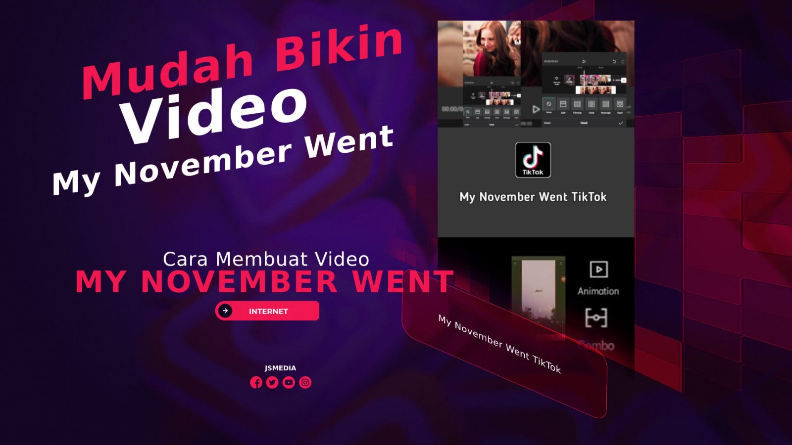 Cara Mudah Membuat Video My November Went TikTok