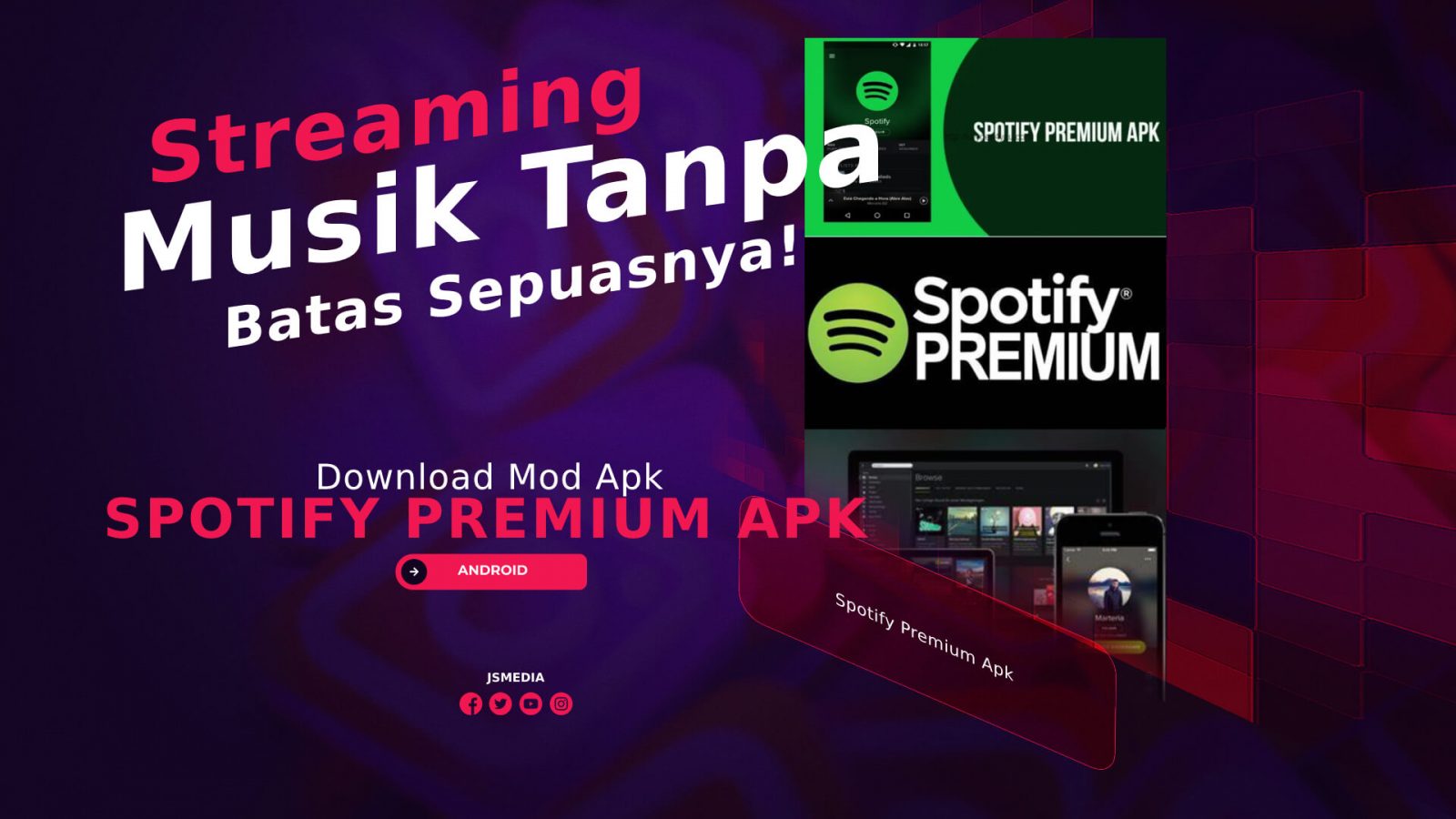 Spotify Premium Mod Apk, Streaming Musik Sepuasnya