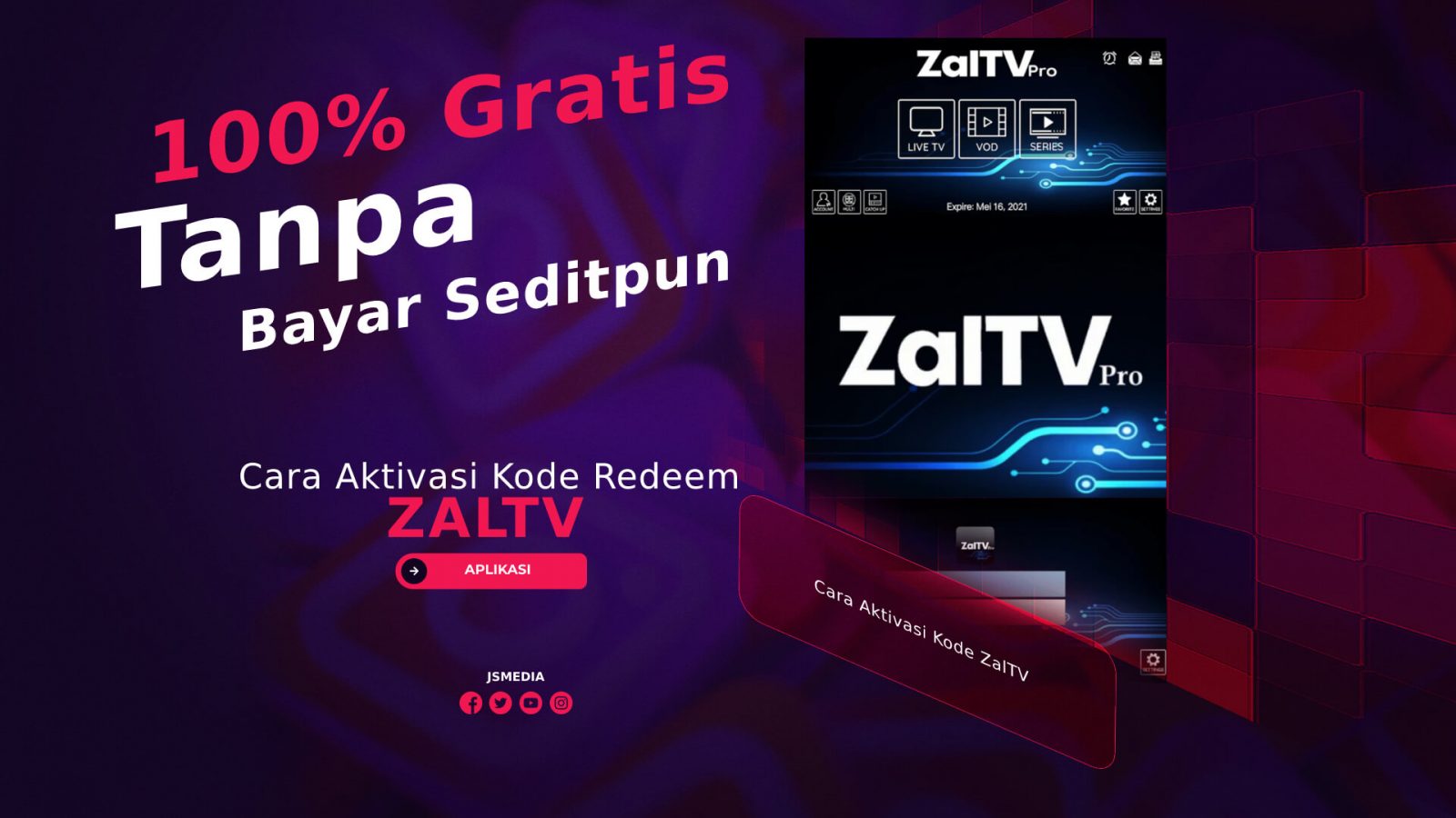 Cara Aktivasi Kode ZalTV Terbaru, 100% GratisCara Aktivasi Kode ZalTV Terbaru, 100% Gratis