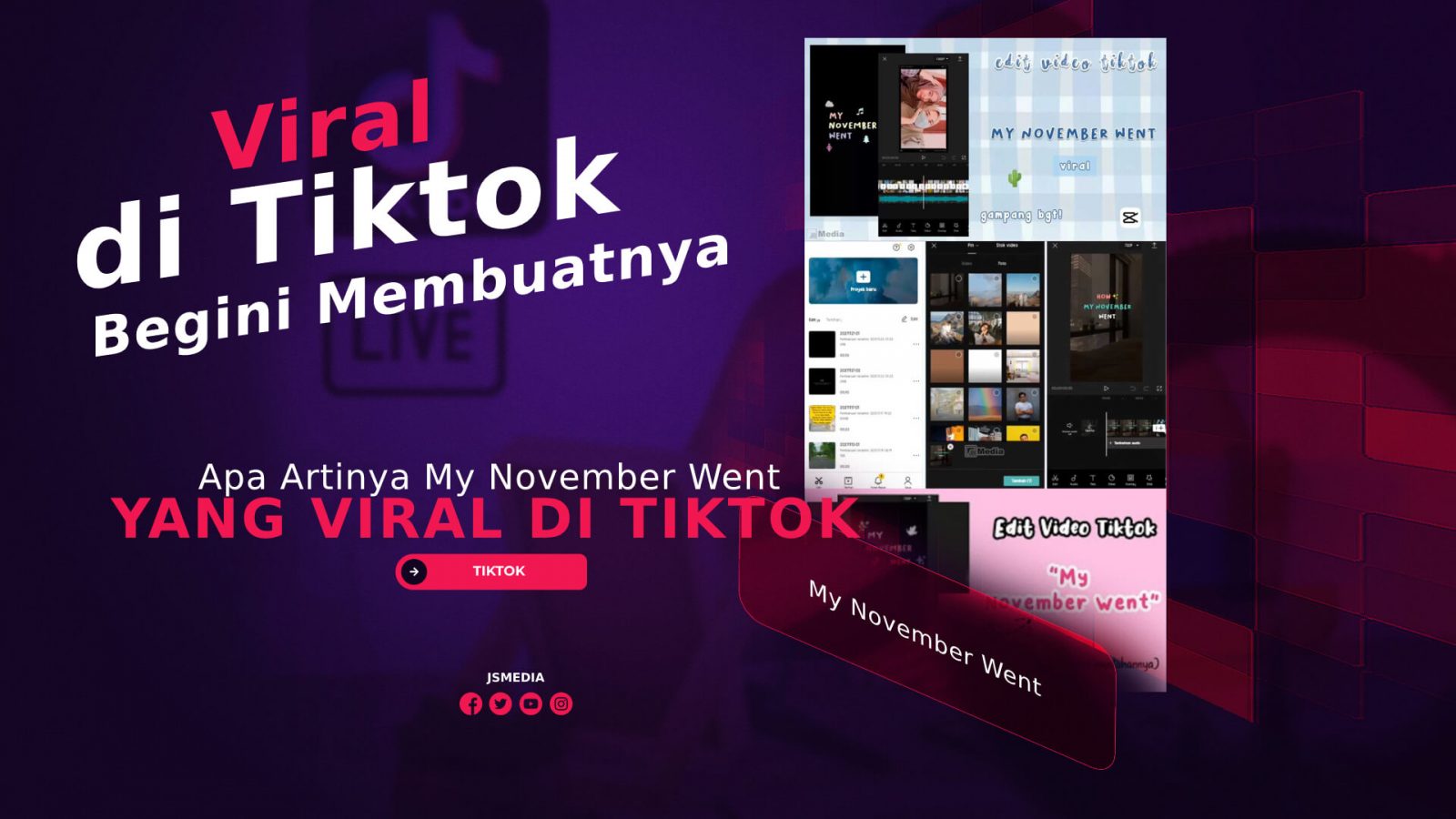 Apa Artinya My November Went yang Viral di Tiktok? Begini Cara Membuatnya