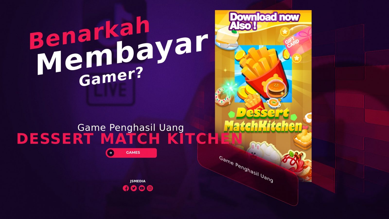 Dessert Match Kitchen Penghasil Uang, Benarkah Membayar Gamer?