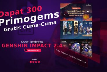 Kode Redeem Genshin Impact 2.4 Dapat 300 Primogems Gratis